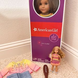 Retired American Girl Lea in box and others